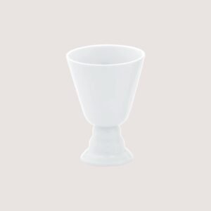 Marin Ice Cream Cup - Elegant White Footed Dessert Bowl