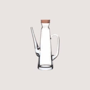 Artisan Glass Oil Dispenser with Cork - 550cc Cruet