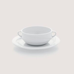 Classic Consommé Bowl and Plate Set