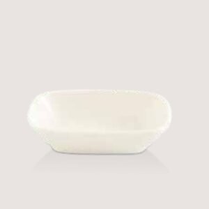 Classic White Rectangular Dish - Deep Ceramic Serveware