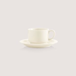 Classic Ceramic Cup & Saucer Set